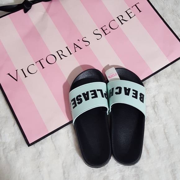 Victoria's secret BEACH PLEASE SANDALS SMALL NEW - Picture 1 of 5